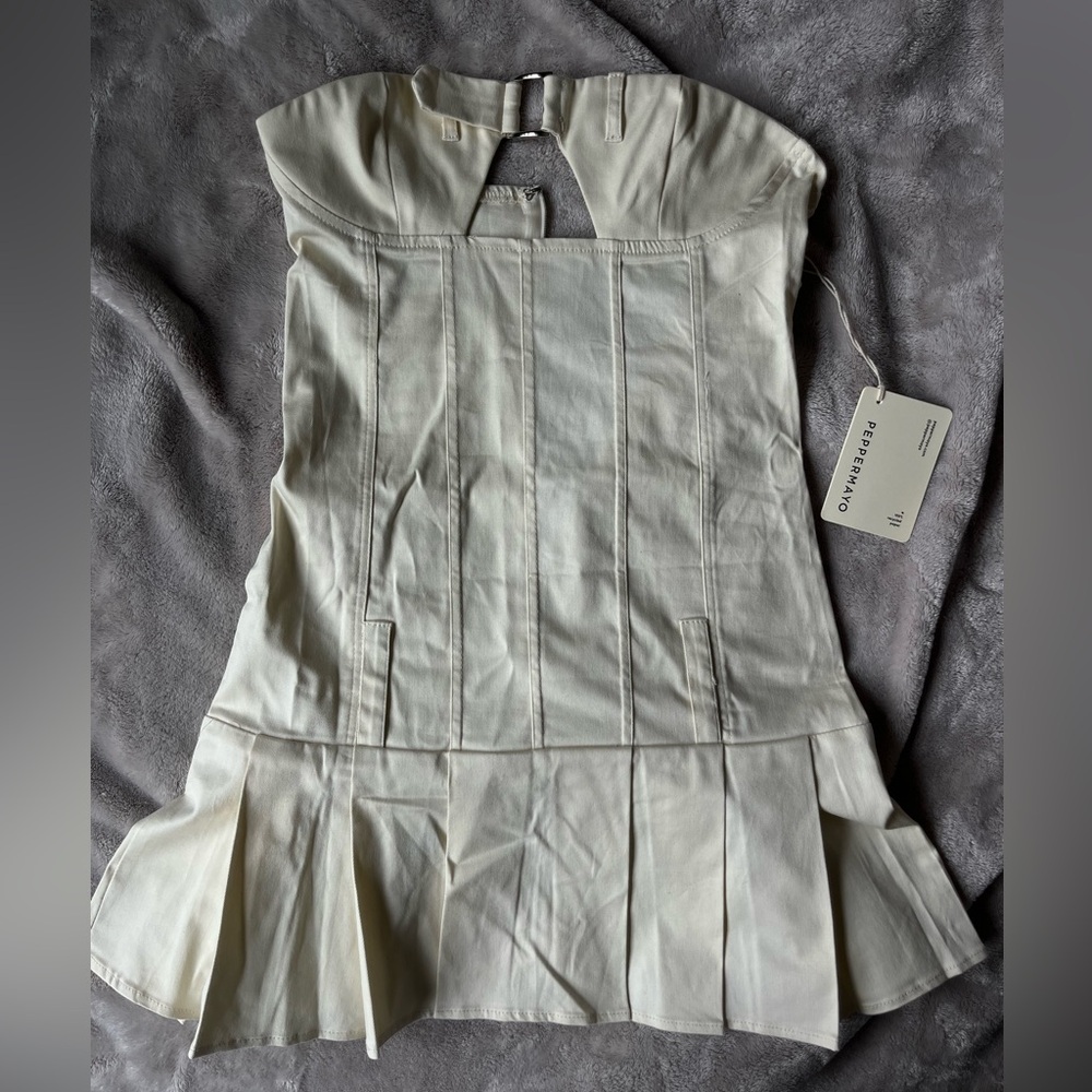 NWT Peppermayo Strapless Mini Dress